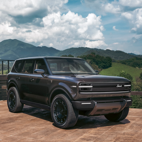 2026 Scout Motors Traveler Mountainside Concept Front View